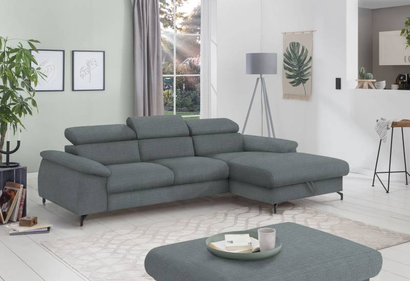 COTTA Ecksofa »Kitty L-Form«, mit Kopfteilverstellung, wahlweise mit Bettfunktion & Bettkasten von COTTA