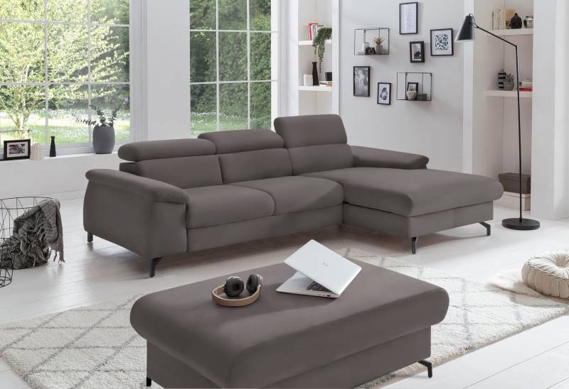 COTTA Ecksofa »Kitty L-Form«, inkl. Kopfteilverstellung, optional mit Bettfunktion u. Bettkasten von COTTA