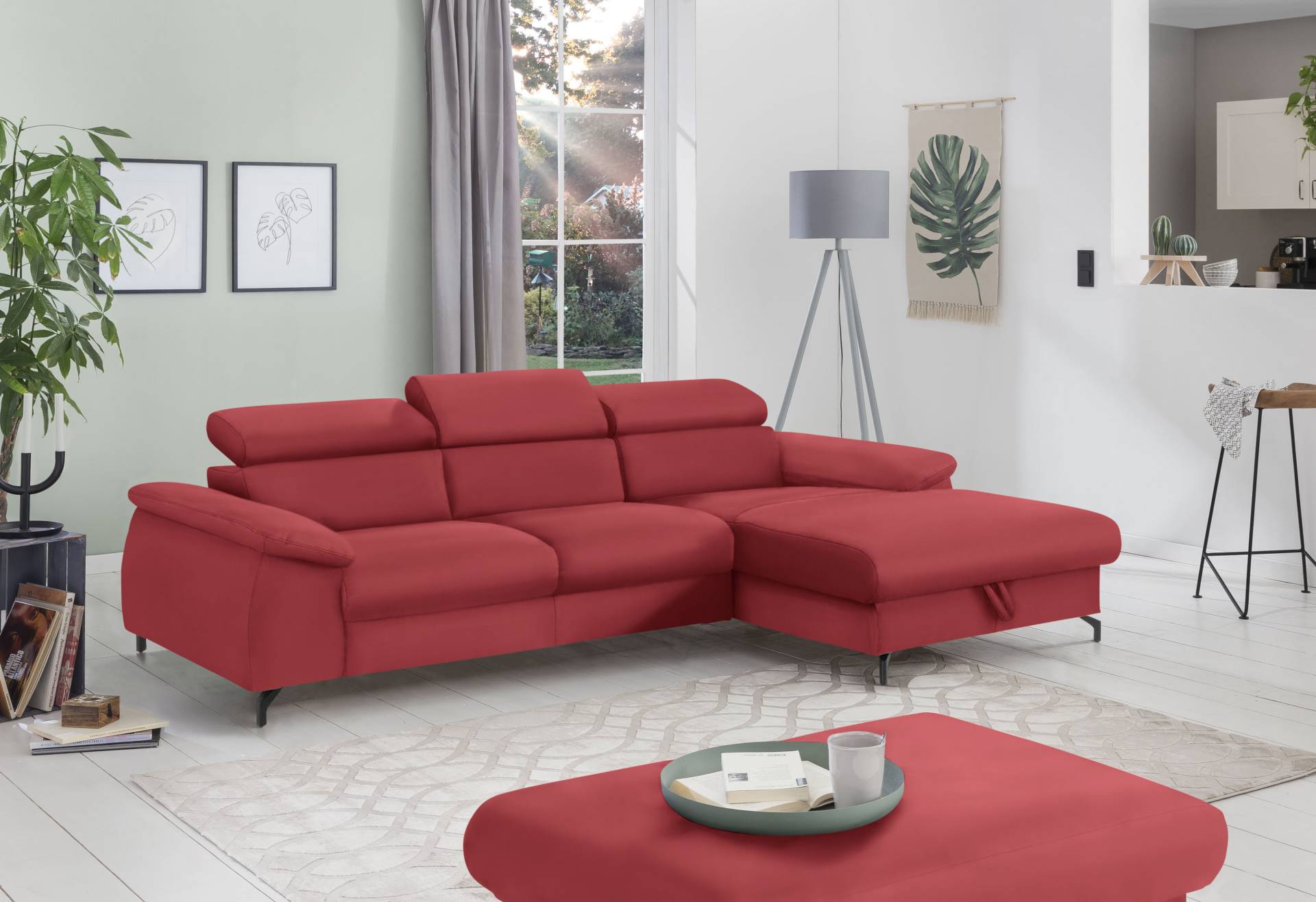 COTTA Ecksofa »Kitty L-Form«, inkl. Kopfteilverstellung, optional mit Bettfunktion u. Bettkasten von COTTA