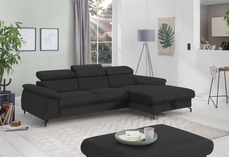 COTTA Ecksofa »Kitty L-Form«, inkl. Kopfteilverstellung, optional mit Bettfunktion u. Bettkasten von COTTA
