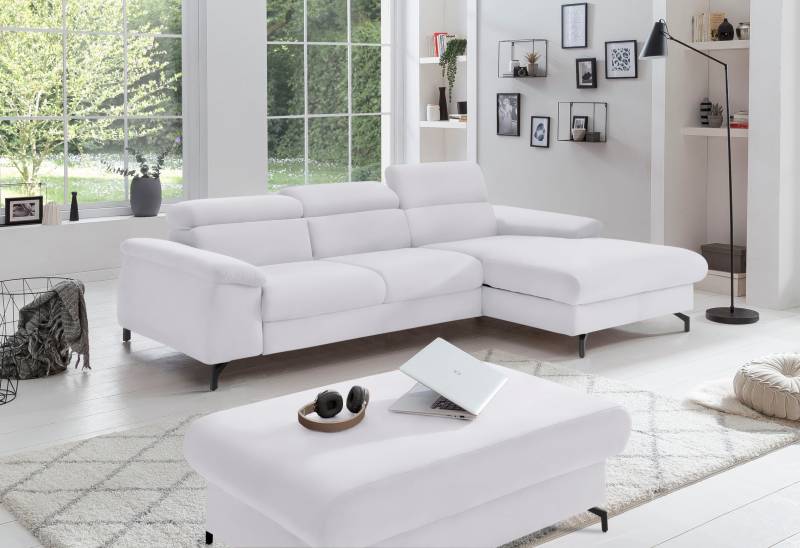 COTTA Ecksofa »Kitty L-Form«, inkl. Kopfteilverstellung, optional mit Bettfunktion u. Bettkasten von COTTA