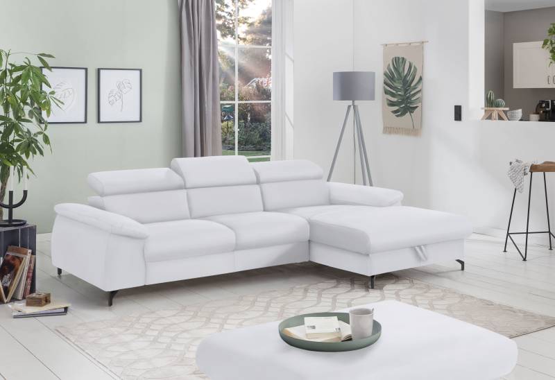 COTTA Ecksofa »Kitty L-Form«, inkl. Kopfteilverstellung, optional mit Bettfunktion u. Bettkasten von COTTA