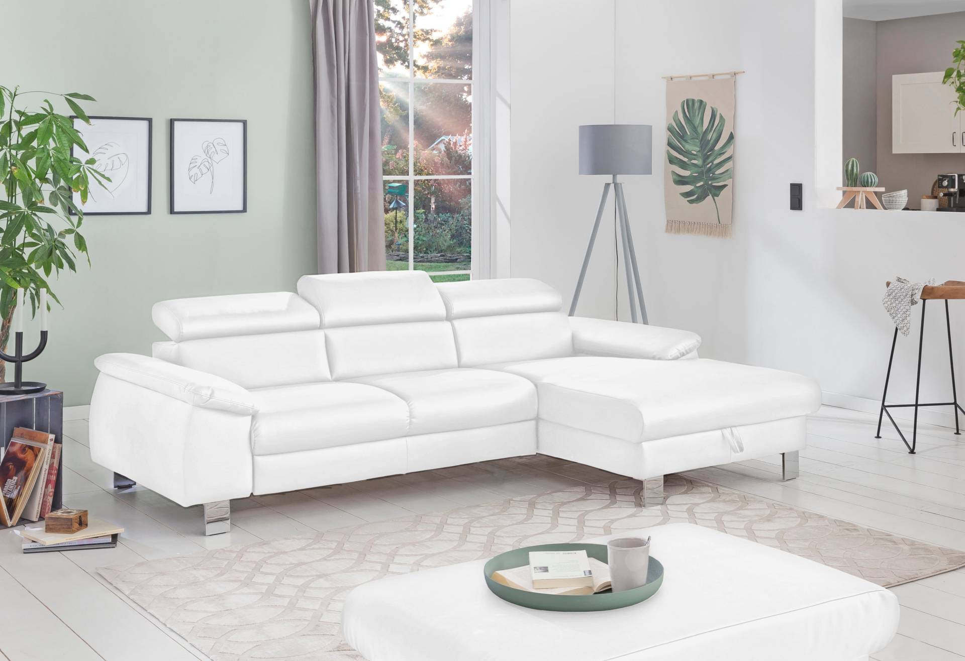 COTTA Ecksofa Komaris, Ecksofa, wahlweise mit RGB-LED-Beleuchtung und Bettfunktion/Bettkasten COTTA Ecksofa Komaris, Ecksofa, wahlweise mit RGB-LED-Beleuchtung und Bettfunktion/Bettkasten von COTTA