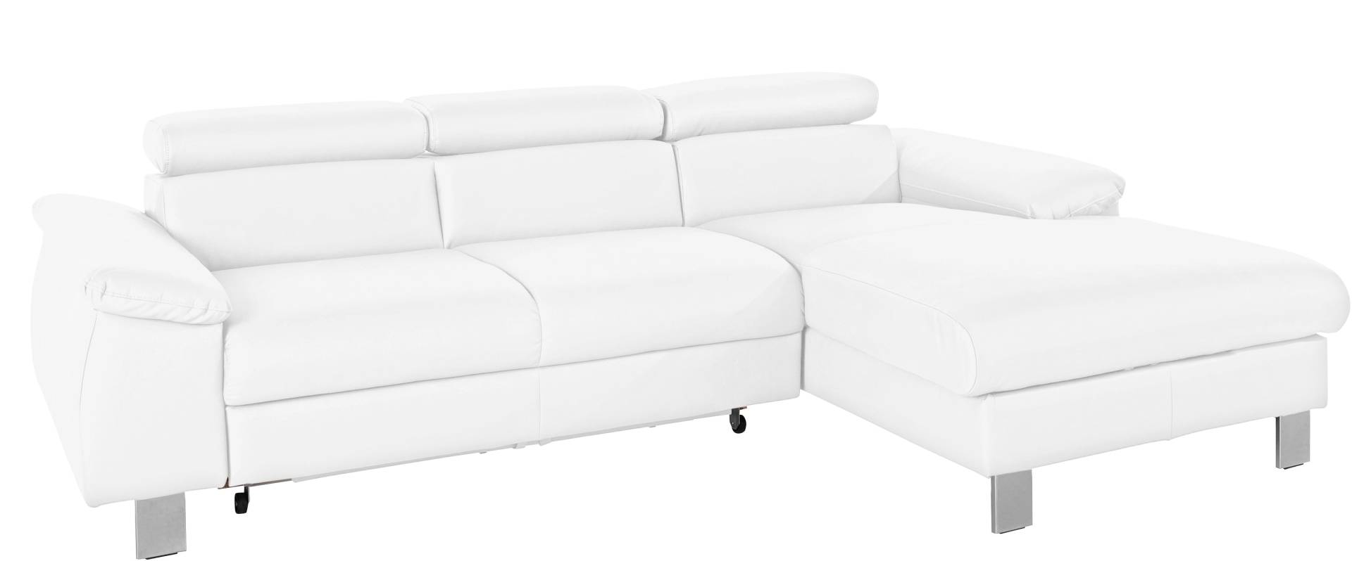 COTTA Ecksofa Komaris, Ecksofa, wahlweise mit RGB-LED-Beleuchtung und Bettfunktion/Bettkasten von COTTA