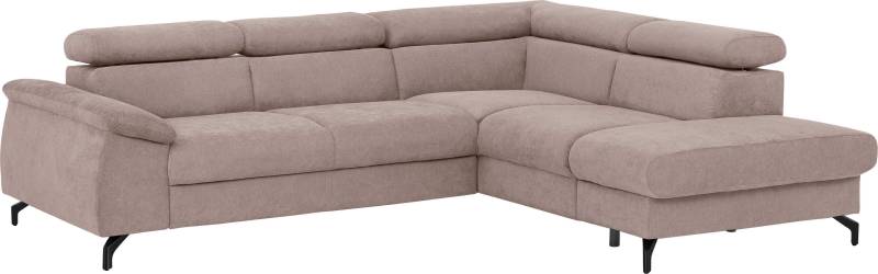 COTTA Ecksofa »Komaris L-Form«, mit Kopfteilverstellung, wahlweise mit Bettfunktion & Bettkasten von COTTA