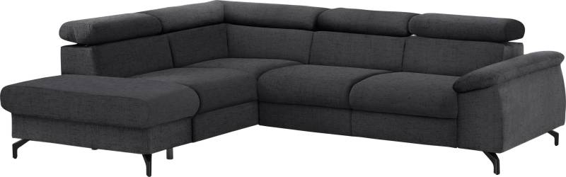 COTTA Ecksofa »Komaris L-Form«, mit Kopfteilverstellung, wahlweise mit Bettfunktion & Bettkasten von COTTA