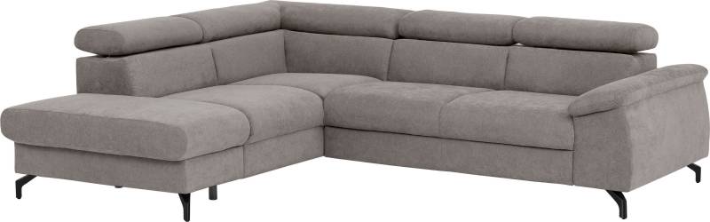 COTTA Ecksofa »Komaris L-Form«, mit Kopfteilverstellung, wahlweise mit Bettfunktion & Bettkasten von COTTA