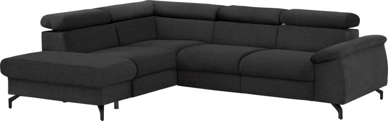 COTTA Ecksofa »Komaris L-Form«, mit Kopfteilverstellung, wahlweise mit Bettfunktion & Bettkasten von COTTA