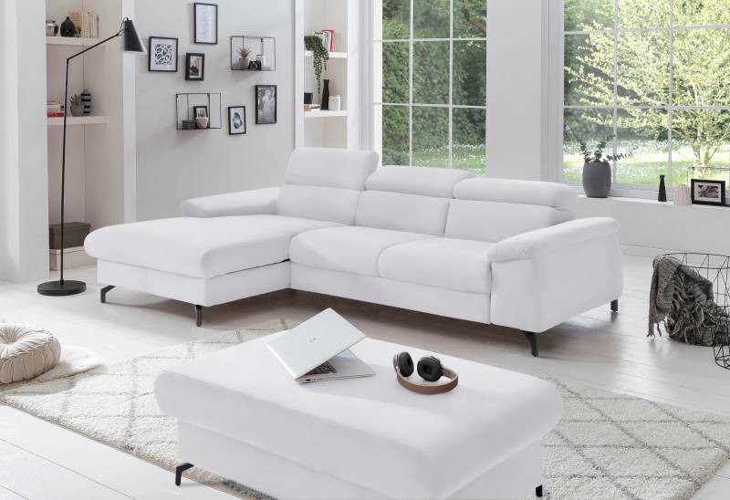 COTTA Ecksofa »Kitty L-Form«, mit Kopfteilverstellung, wahlweise mit Bettfunktion & Bettkasten von COTTA