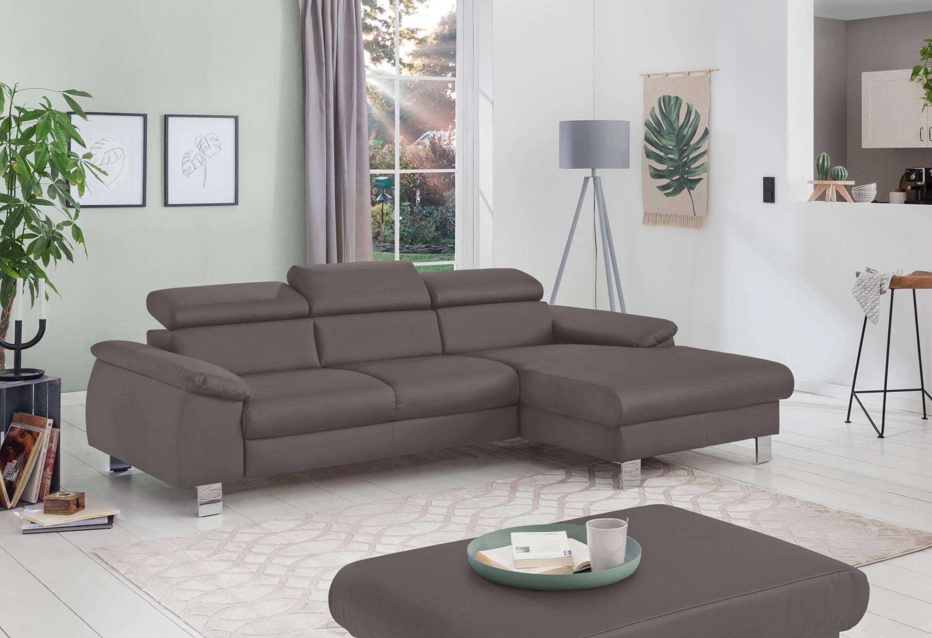 COTTA Ecksofa Komaris, Ecksofa, wahlweise mit RGB-LED-Beleuchtung und Bettfunktion/Bettkasten COTTA Ecksofa Komaris, Ecksofa, wahlweise mit RGB-LED-Beleuchtung und Bettfunktion/Bettkasten von COTTA