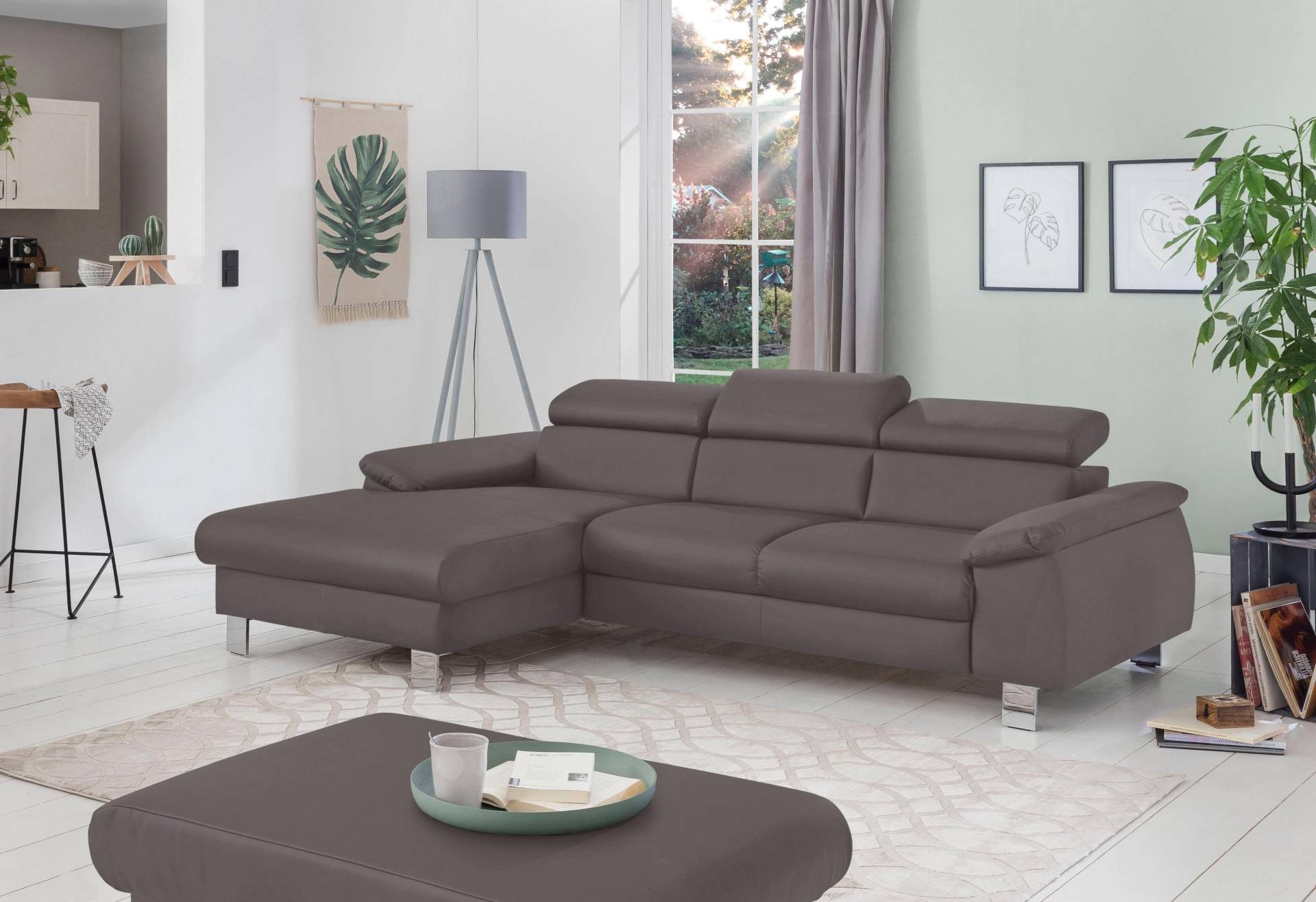 COTTA Ecksofa Komaris, Ecksofa, wahlweise mit RGB-LED-Beleuchtung und Bettfunktion/Bettkasten COTTA Ecksofa Komaris, Ecksofa, wahlweise mit RGB-LED-Beleuchtung und Bettfunktion/Bettkasten von COTTA