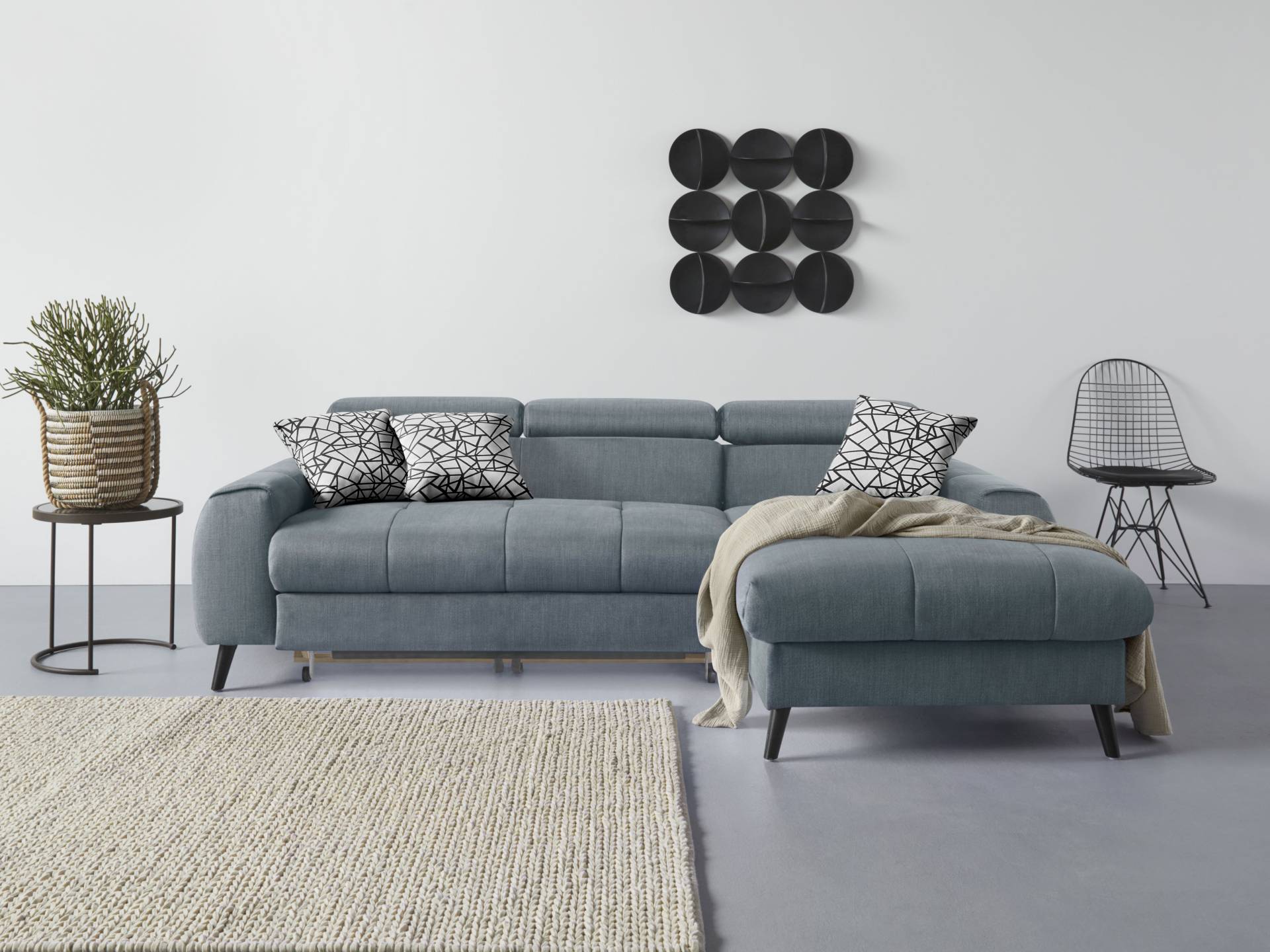 COTTA Ecksofa »Mia L-Form«, 3-tlg.-Kissen-Set, Recamiere, wahlweise mit oder ohne RGB-Beleuchtung COTTA Ecksofa »Mia L-Form«, 3-tlg.-Kissen-Set, Recamiere, wahlweise mit oder ohne RGB-Beleuchtung von COTTA