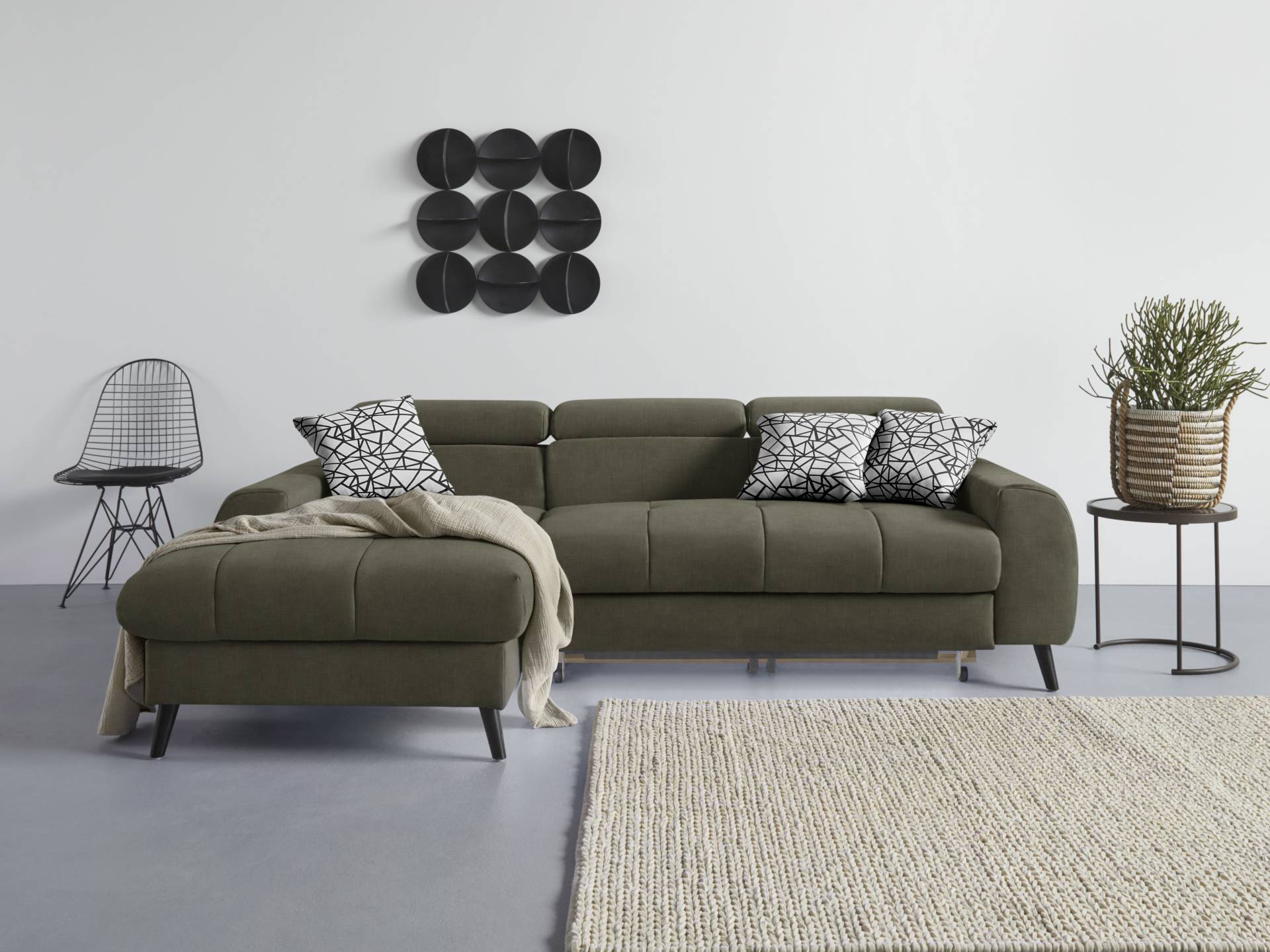 COTTA Ecksofa »Mia L-Form«, 3-tlg.-Kissen-Set, Recamiere, wahlweise mit oder ohne RGB-Beleuchtung COTTA Ecksofa »Mia L-Form«, 3-tlg.-Kissen-Set, Recamiere, wahlweise mit oder ohne RGB-Beleuchtung von COTTA