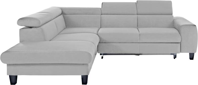 COTTA Ecksofa »Morven L-Form mit Kopfteilverstellung«, wahlweise mit Bettfunktion, Bettkasten & Wireless-Charger von COTTA