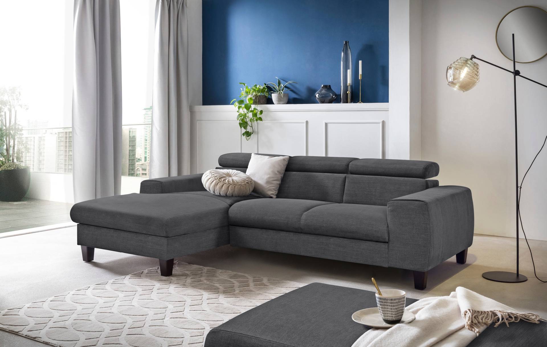 COTTA Ecksofa »Morven L-Form«, Inklusive Kopfteilverstellung, wahlweise mit Ladestation, Bettfunktion COTTA Ecksofa »Morven L-Form«, Inklusive Kopfteilverstellung, wahlweise mit Ladestation, Bettfunktion von COTTA