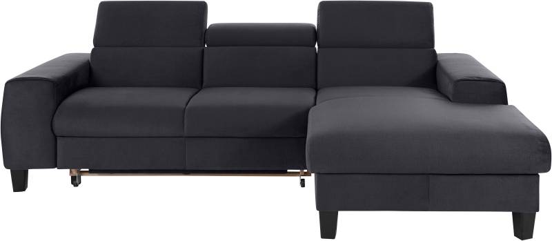 COTTA Ecksofa »Morven L-Form mit Kopfteilverstellung«, wahlweise mit Bettfunktion, Bettkasten & Wireless-Charger von COTTA