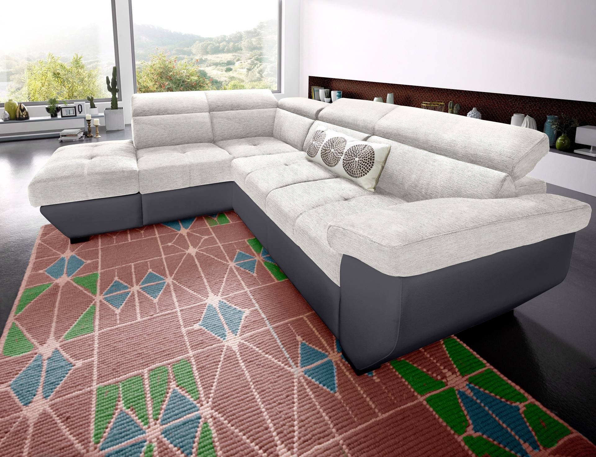 COTTA Ecksofa »Speedway L-Form«, mit Kopfteilverstellung, wahlweise mit Bettfunktion und Bettkasten COTTA Ecksofa »Speedway L-Form«, mit Kopfteilverstellung, wahlweise mit Bettfunktion und Bettkasten von COTTA