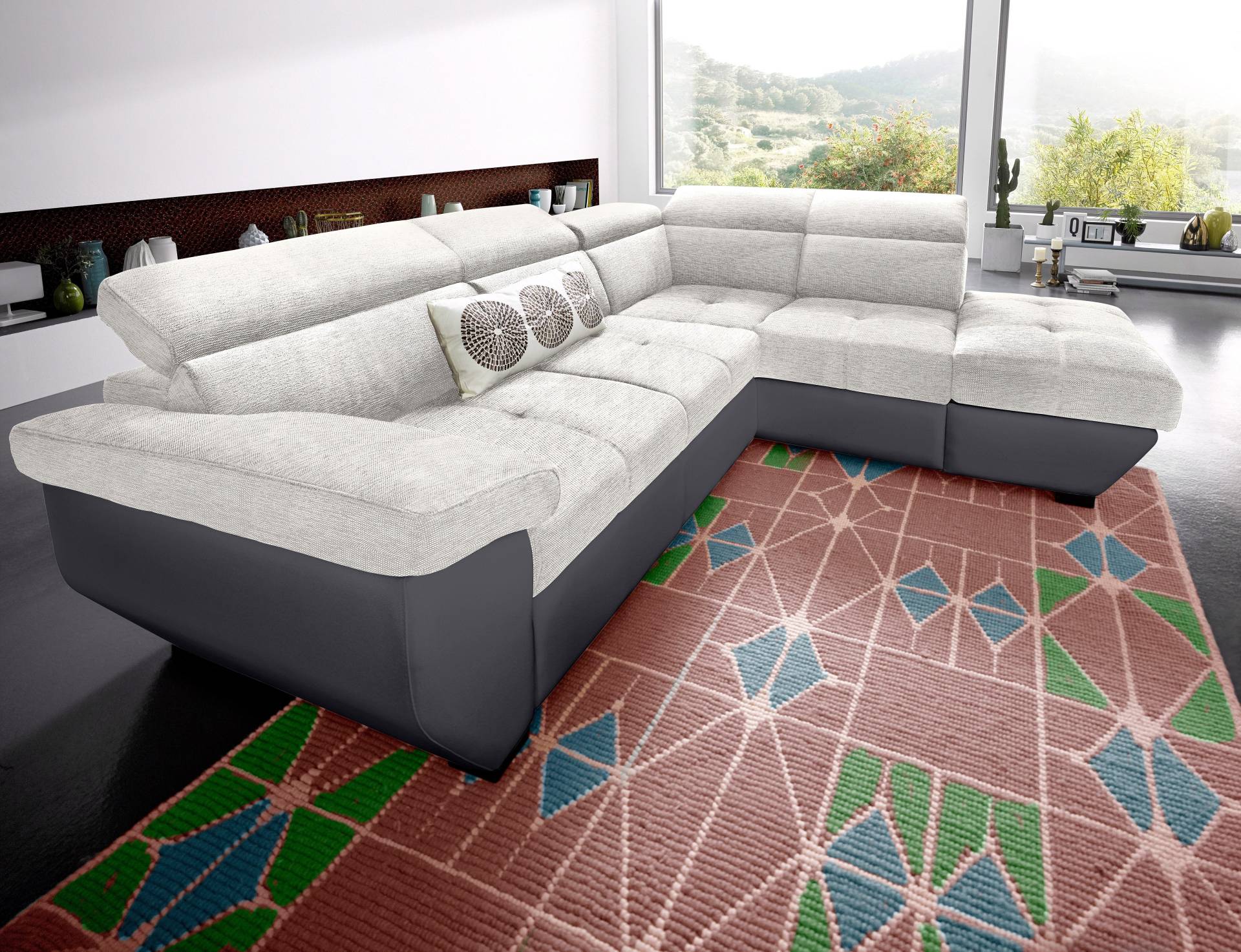 COTTA Ecksofa »Speedway L-Form«, mit Kopfteilverstellung, wahlweise mit Bettfunktion und Bettkasten COTTA Ecksofa »Speedway L-Form«, mit Kopfteilverstellung, wahlweise mit Bettfunktion und Bettkasten von COTTA