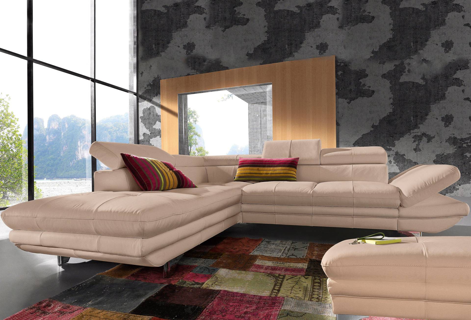 COTTA Ecksofa »Enterprise L-Form«, mit Arm- & Kopfteilverstellung, wahlweise mit Bettfunktion COTTA Ecksofa »Enterprise L-Form«, mit Arm- & Kopfteilverstellung, wahlweise mit Bettfunktion von COTTA
