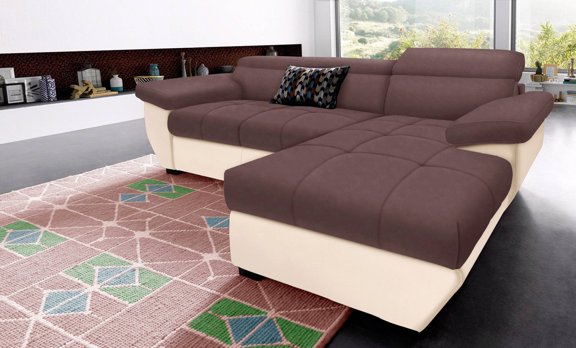 COTTA Ecksofa »Speedway L-Form«, inklusive Kopfteilverstellung, wahlweise mit Bettfunktion + Bettkasten COTTA Ecksofa »Speedway L-Form«, inklusive Kopfteilverstellung, wahlweise mit Bettfunktion + Bettkasten von COTTA
