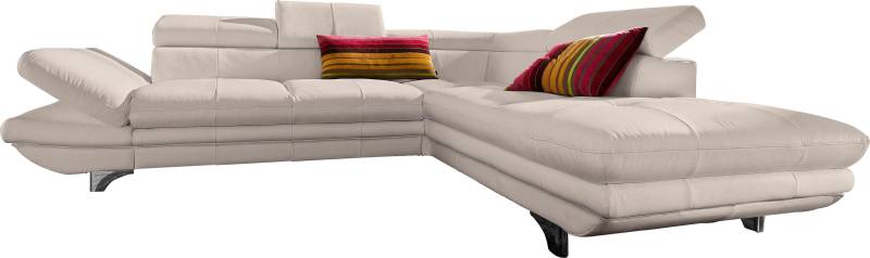 COTTA Ecksofa »Enterprise L-Form«, mit Arm- & Kopfteilverstellung, wahlweise mit Bettfunktion von COTTA