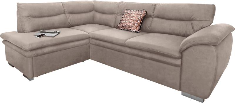 COTTA Ecksofa »Leandra L-Form«, wahlweise mit Bettfunktion und Bettkasten von COTTA