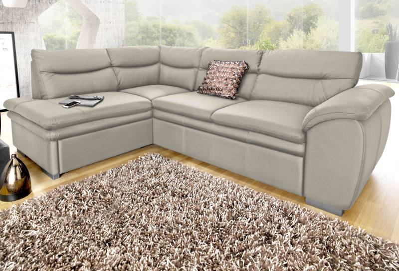 COTTA Ecksofa »Leandra L-Form«, wahlweise mit Bettfunktion & Bettkasten von COTTA
