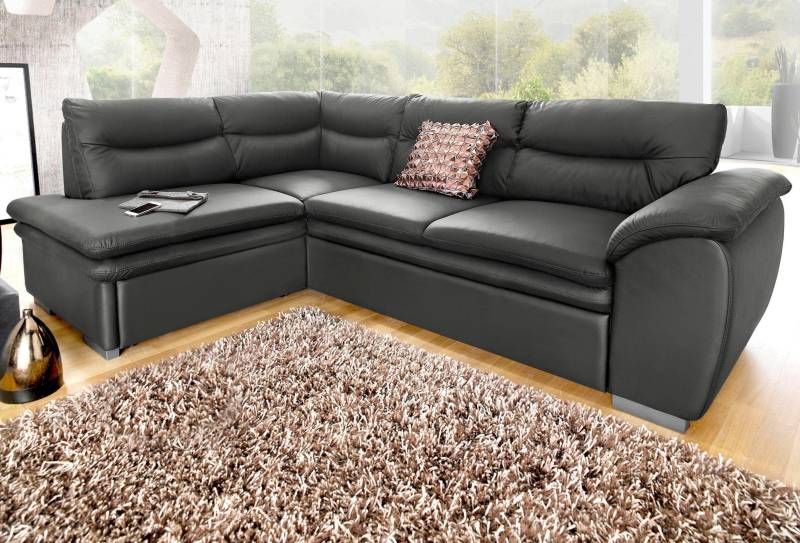 COTTA Ecksofa »Leandra L-Form«, wahlweise mit Bettfunktion & Bettkasten von COTTA