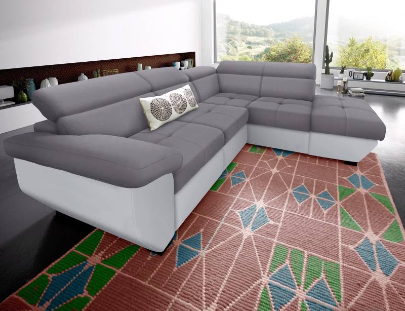 COTTA Ecksofa »Speedway L-Form«, mit Kopfteilverstellung, wahlweise mit Bettfunktion und Bettkasten von COTTA
