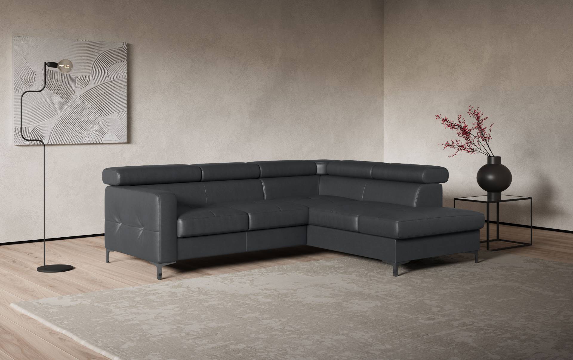 COTTA Ecksofa »Sammy L-Form«, inklusive Kopfstützen-Höhenverstellung, wahlweise mit Bettfunktion COTTA Ecksofa »Sammy L-Form«, inklusive Kopfstützen-Höhenverstellung, wahlweise mit Bettfunktion von COTTA