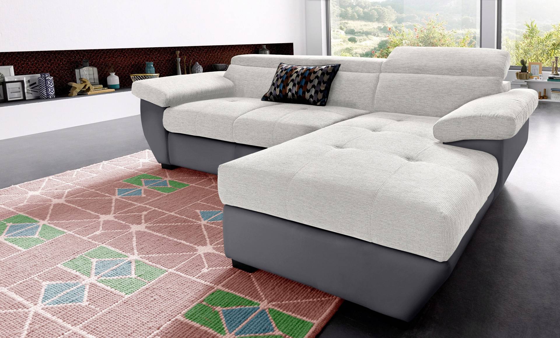 COTTA Ecksofa »Speedway L-Form«, inklusive Kopfteilverstellung, wahlweise mit Bettfunktion + Bettkasten COTTA Ecksofa »Speedway L-Form«, inklusive Kopfteilverstellung, wahlweise mit Bettfunktion + Bettkasten von COTTA
