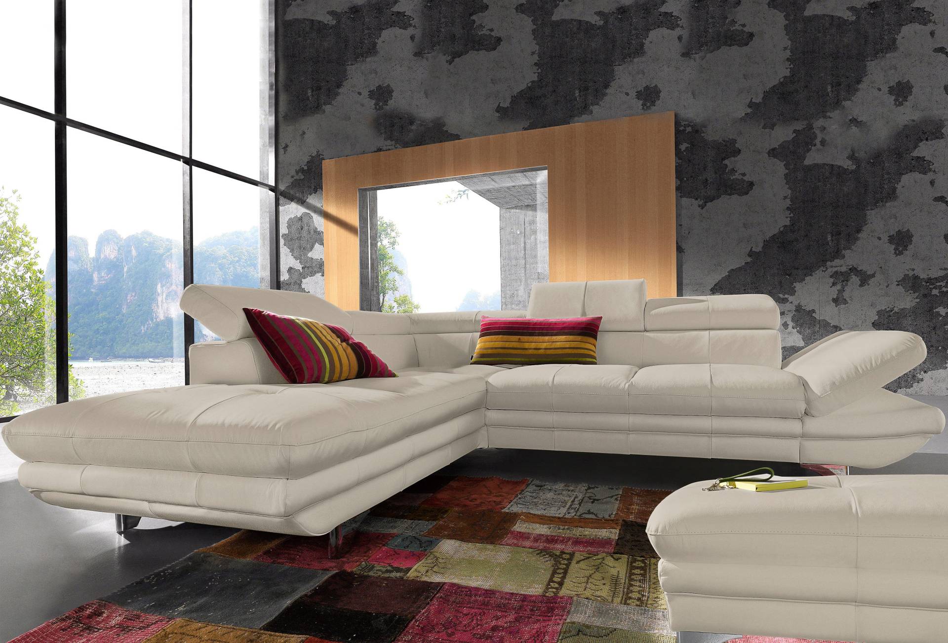 COTTA Ecksofa »Enterprise L-Form«, mit Kopf- und Armteilverstellung, wahlweise mit Bettfunktion COTTA Ecksofa »Enterprise L-Form«, mit Kopf- und Armteilverstellung, wahlweise mit Bettfunktion von COTTA