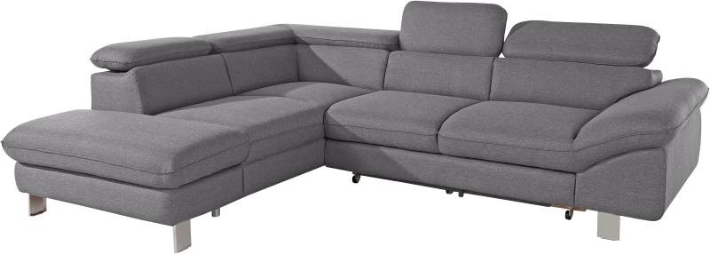 COTTA Ecksofa »Driver L-Form«, mit Kopfteilverstellung, wahlweise mit Bettfunktion von COTTA