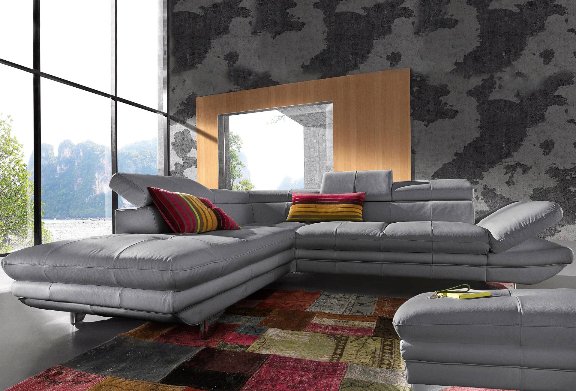 COTTA Ecksofa »Enterprise L-Form«, mit Kopf- und Armteilverstellung, wahlweise mit Bettfunktion COTTA Ecksofa »Enterprise L-Form«, mit Kopf- und Armteilverstellung, wahlweise mit Bettfunktion von COTTA