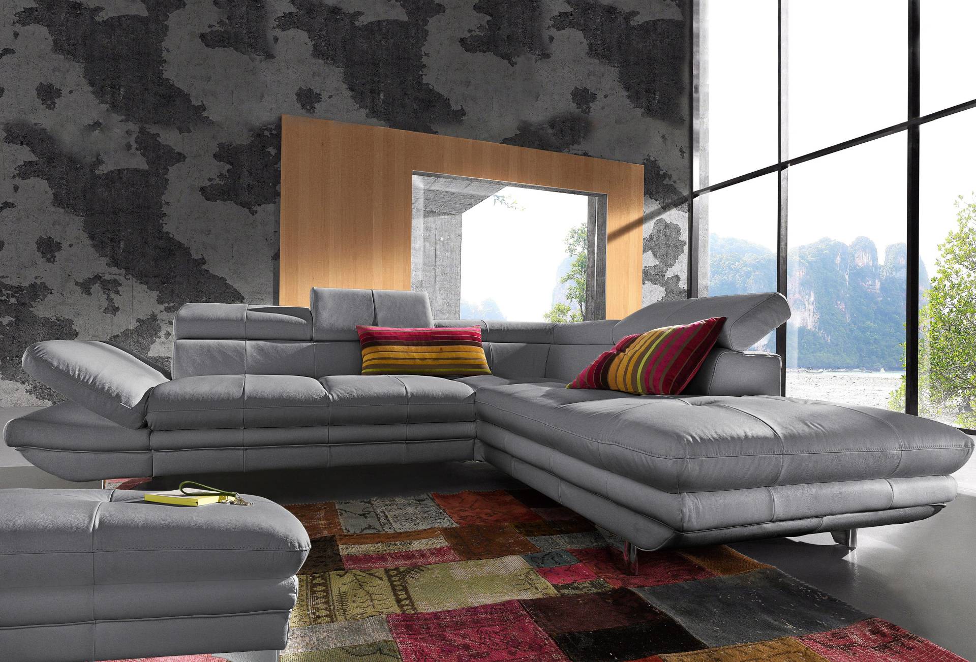 COTTA Ecksofa »Enterprise L-Form«, mit Kopf- und Armteilverstellung, wahlweise mit Bettfunktion COTTA Ecksofa »Enterprise L-Form«, mit Kopf- und Armteilverstellung, wahlweise mit Bettfunktion von COTTA