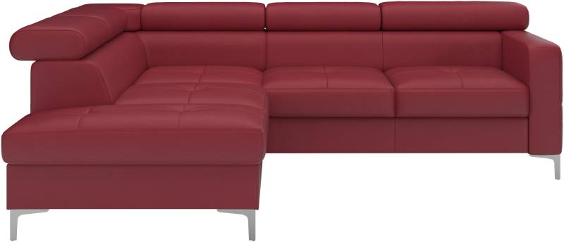 COTTA Ecksofa »Sammy L-Form«, mit Kopfteilverstellung, wahlweise mit Bettfunktion & Bettkasten von COTTA