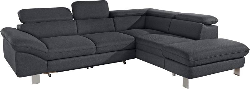 COTTA Ecksofa »Driver L-Form«, mit Kopfteilverstellung, wahlweise mit Bettfunktion von COTTA