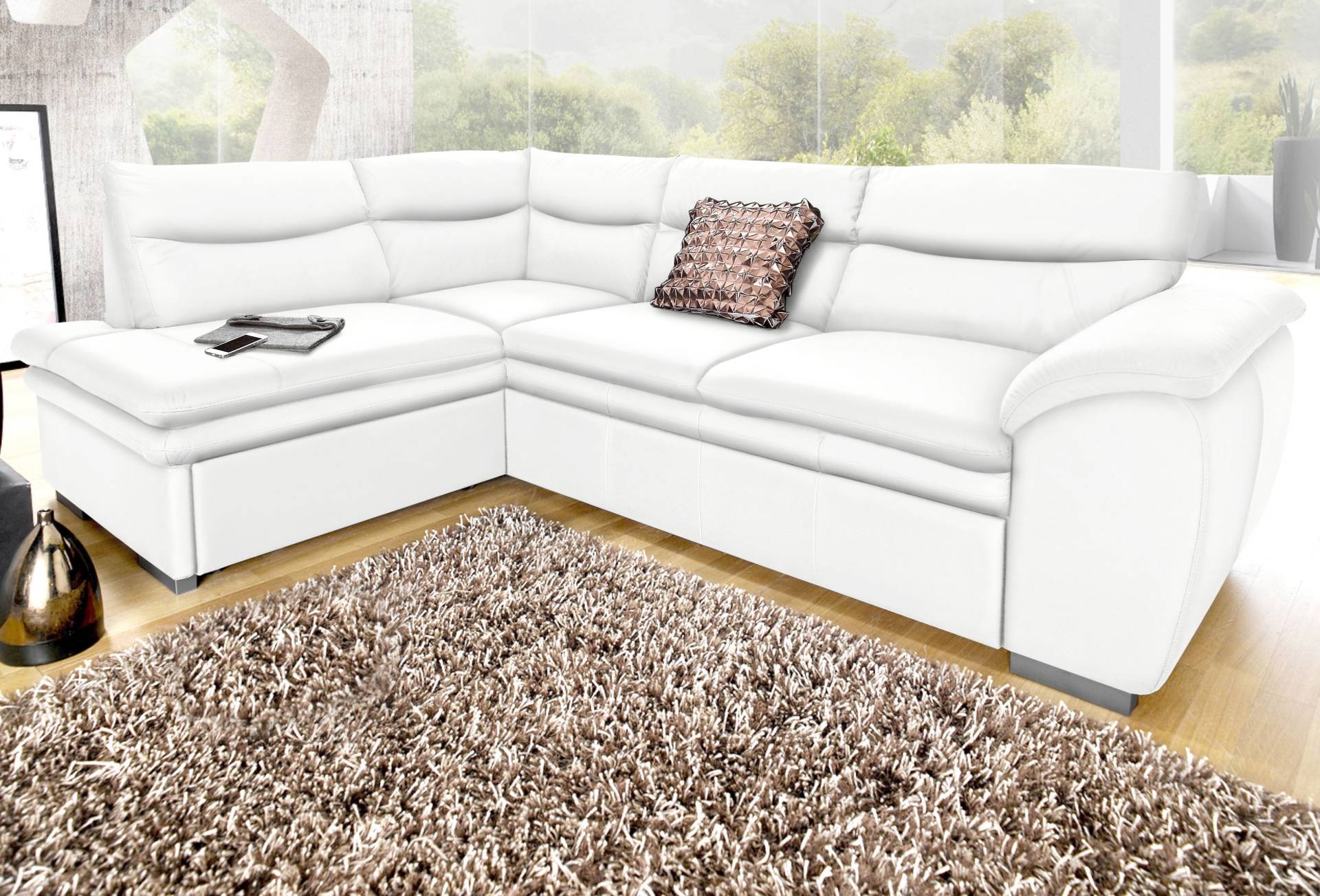 COTTA Ecksofa »Leandra L-Form«, wahlweise mit Bettfunktion und Bettkasten COTTA Ecksofa »Leandra L-Form«, wahlweise mit Bettfunktion und Bettkasten von COTTA
