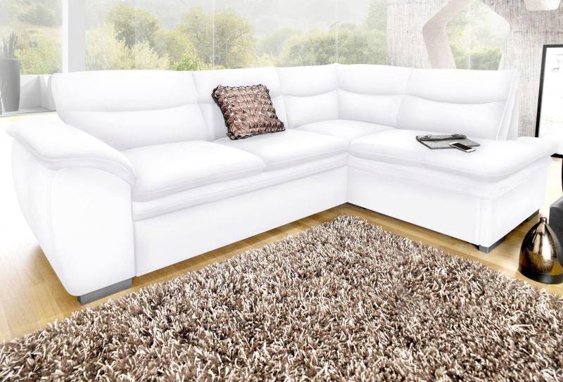 COTTA Ecksofa »Leandra L-Form«, wahlweise mit Bettfunktion und Bettkasten von COTTA