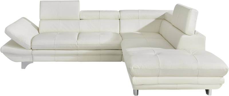 COTTA Ecksofa »Enterprise L-Form«, mit Arm- & Kopfteilverstellung, wahlweise mit Bettfunktion von COTTA