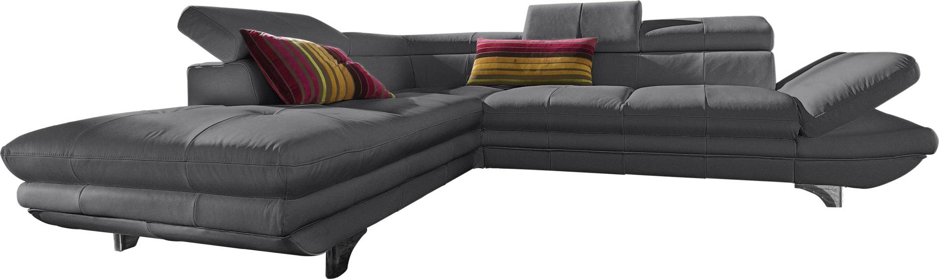 COTTA Polstergarnitur »Enterprise«, (Set), Set: Ecksofa, Hocker, Kopfteilverstellung, wahlweise mit Bettfunktion von COTTA