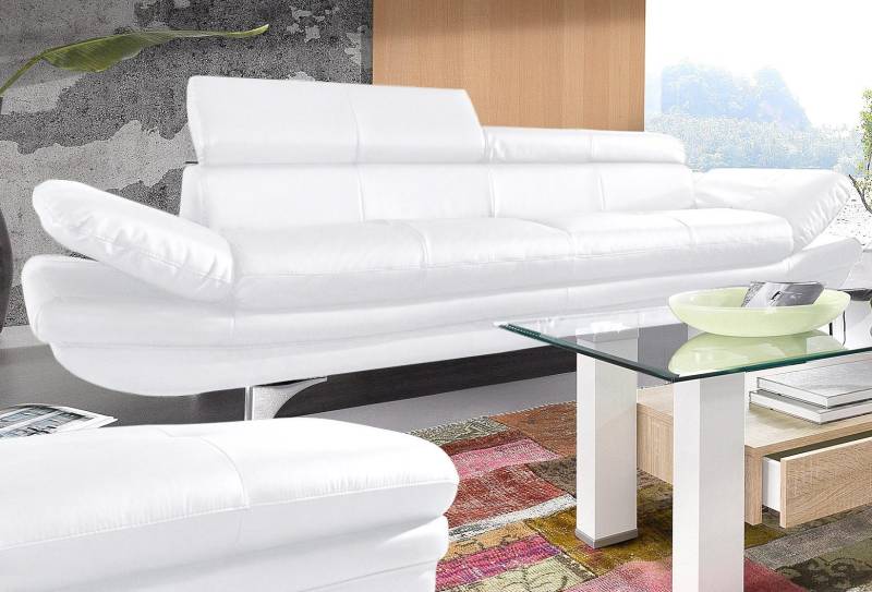 COTTA Polstergarnitur »Enterprise«, (Set), Set: bestehend aus 3-Sitzer und Hocker, Inklusive Rückenverstellung von COTTA
