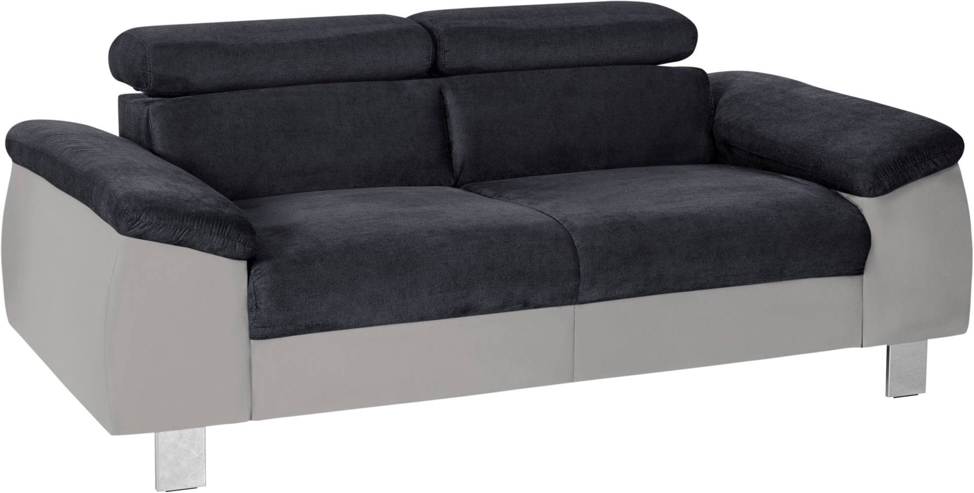 COTTA Polstergarnitur »Komaris«, (Set), Set: bestehend aus 2-Sitzer und Hocker, Kopfteilverstellung von COTTA