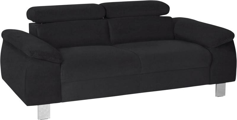 COTTA Polstergarnitur »Komaris«, (Set), Set: bestehend aus 2-Sitzer und Hocker, Kopfteilverstellung von COTTA