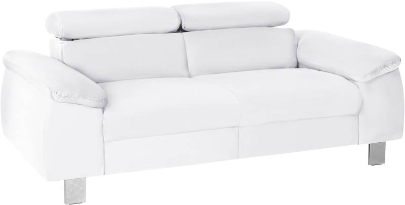 COTTA Polstergarnitur »Komaris«, (Set), Set: bestehend aus 2-Sitzer und Hocker, Kopfteilverstellung von COTTA