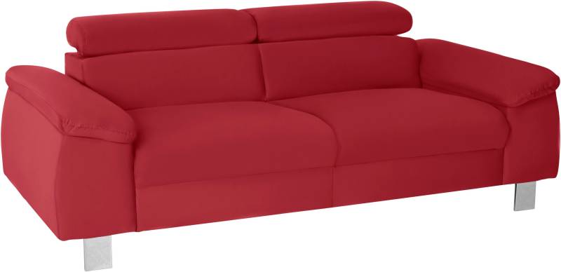 COTTA Polstergarnitur »Komaris«, (Set), Set: bestehend aus 3-Sitzer und Hocker, inklusive Kopfteilverstellung von COTTA