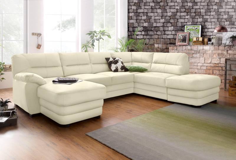 COTTA Polstergarnitur »Royale«, (Set), Set: bestehend aus Wohnlandschaft und Hocker, wahlweise Bettfunktion von COTTA