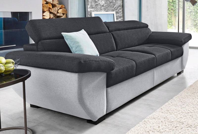 COTTA Polstergarnitur »Speedway«, (Set), Set: bestehend aus 2,5-Sitzer Sofa und Hocker, 2,5-Sitzer von COTTA
