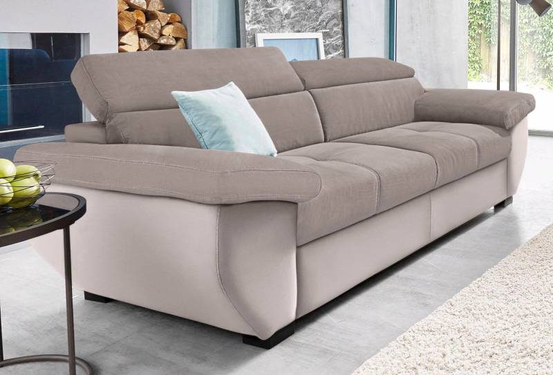 COTTA Polstergarnitur »Speedway«, (Set), Set: bestehend aus 2,5-Sitzer Sofa und Hocker, 2,5-Sitzer von COTTA