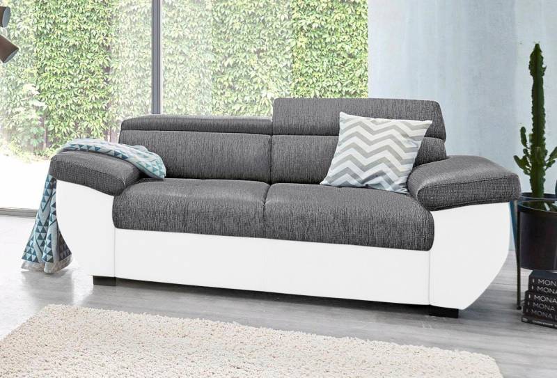 COTTA Polstergarnitur »Speedway«, (Set), Set: bestehend aus 2-Sitzer Sofa und Hocker, frei im Raum stellbar von COTTA